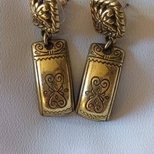 RARE Brighton Gold Dangle Earrings